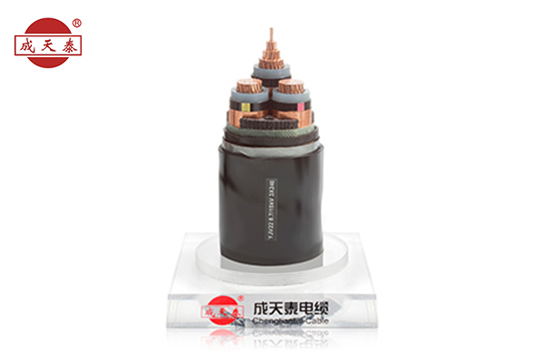 銅芯，交聯(lián)聚乙烯絕緣，鋼帶鎧裝聚乙烯護(hù)套電力電纜 YJV22 3.6/6（7.2）kV